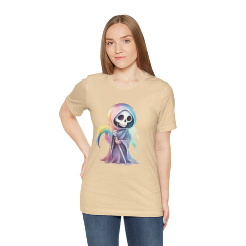Cute Colorful Reaper - Short Sleeve Tee